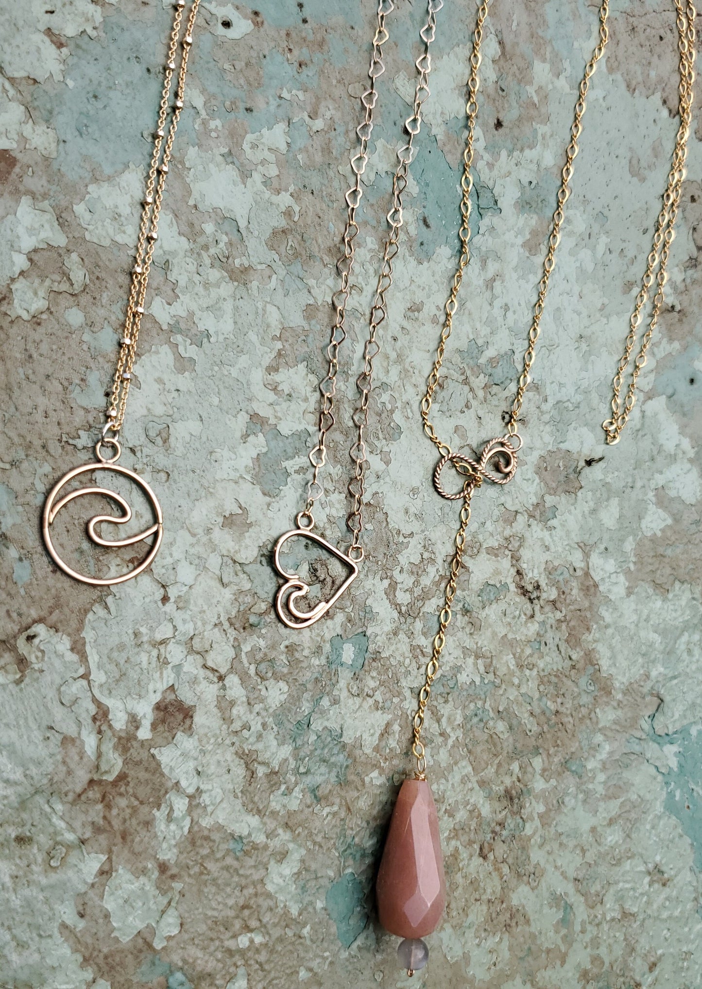 Tsunami Heart Necklace