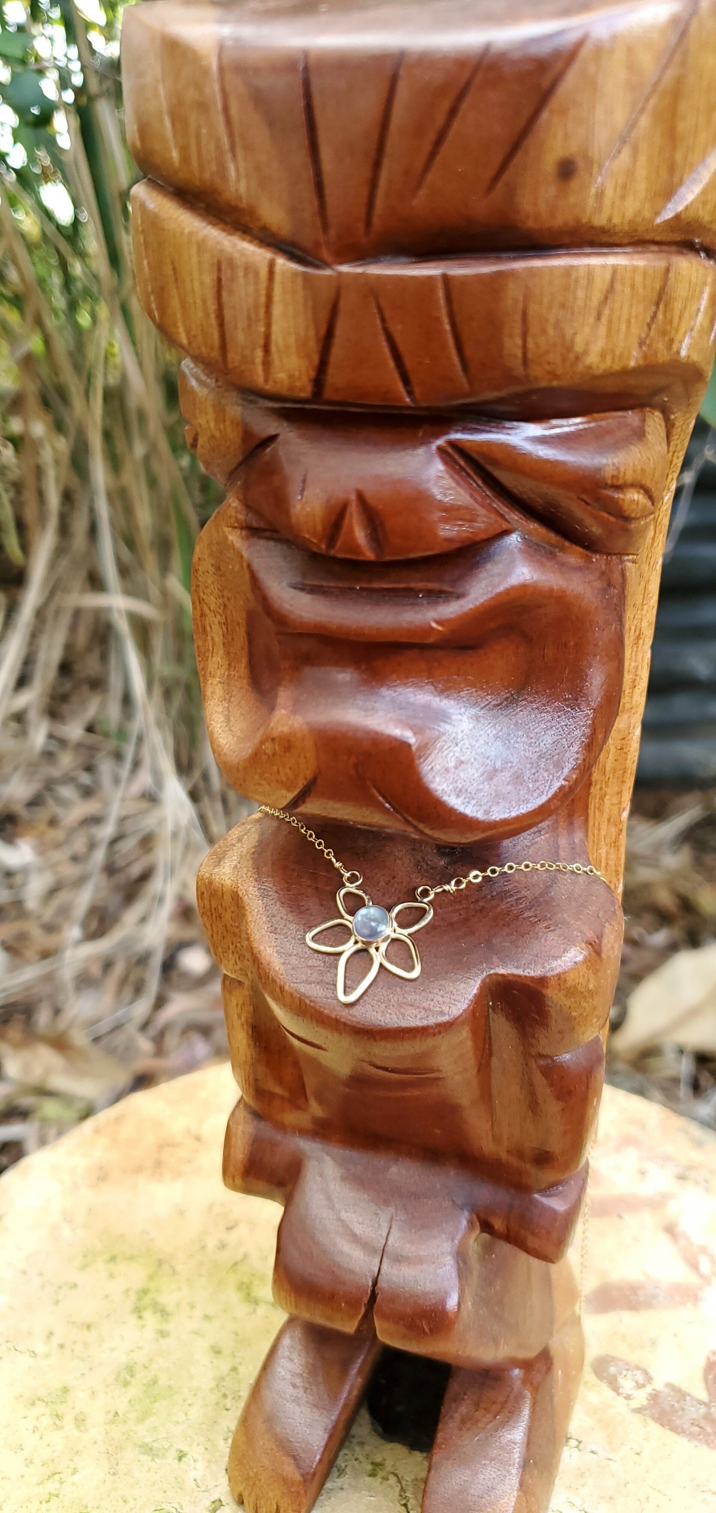 Naupaka Gemstone Necklace