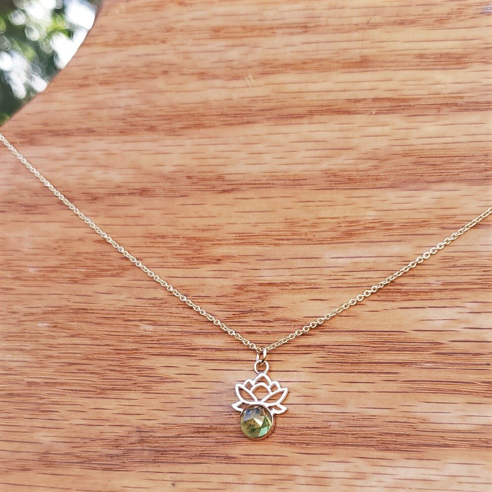 Mini Lotus Crown Pendant