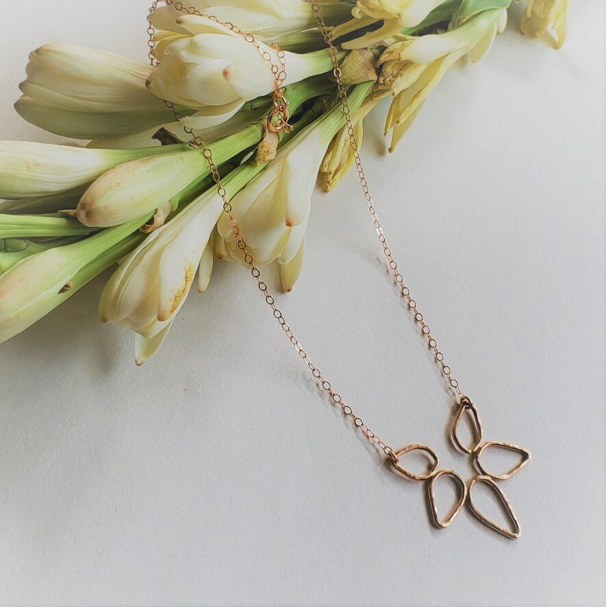 Naupaka Flower Necklace