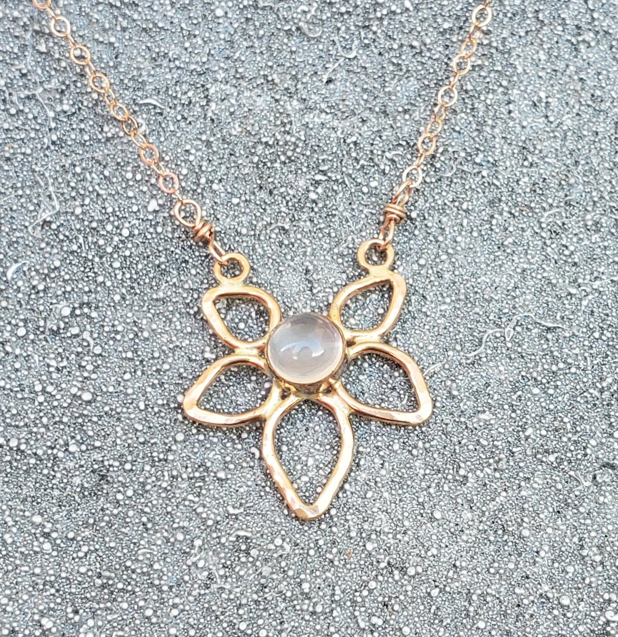 Naupaka Gemstone Necklace