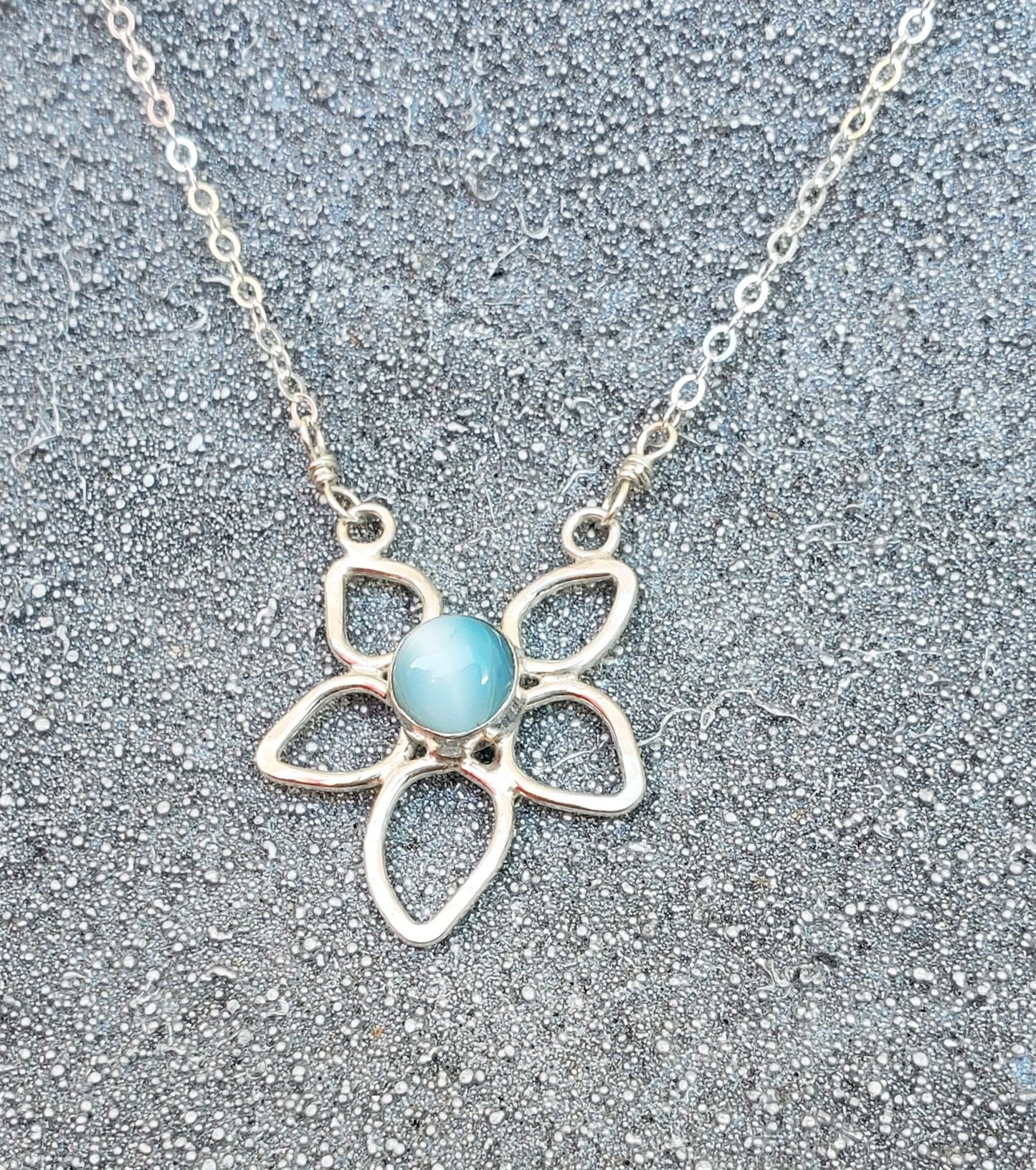 Naupaka Gemstone Necklace