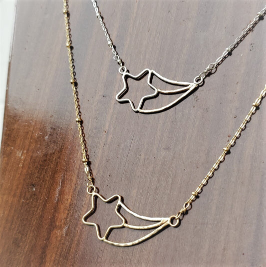 "Hoku Pana" (Shooting Star) Necklace